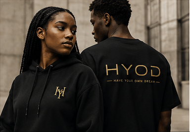 Models wearing HYOD clothing